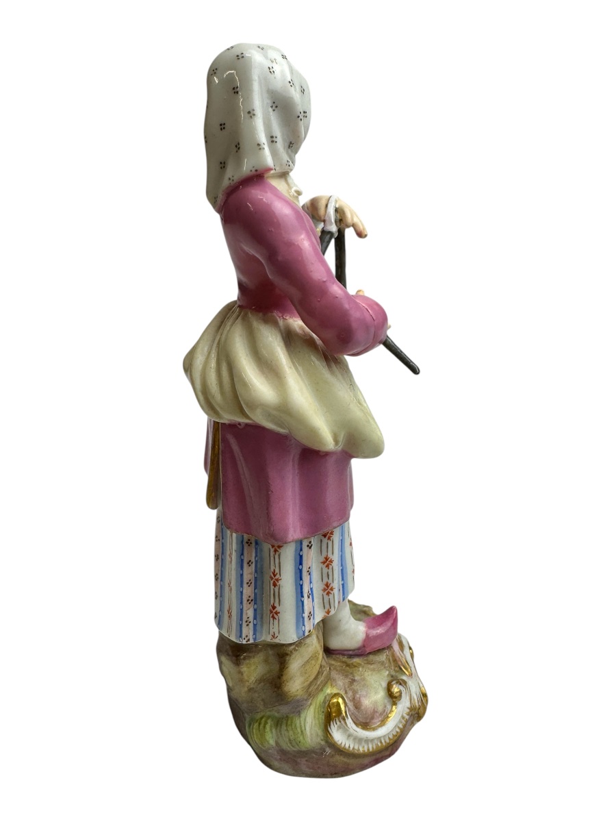 Meissen Cris de Paris - Jeune fille au triangle-photo-1