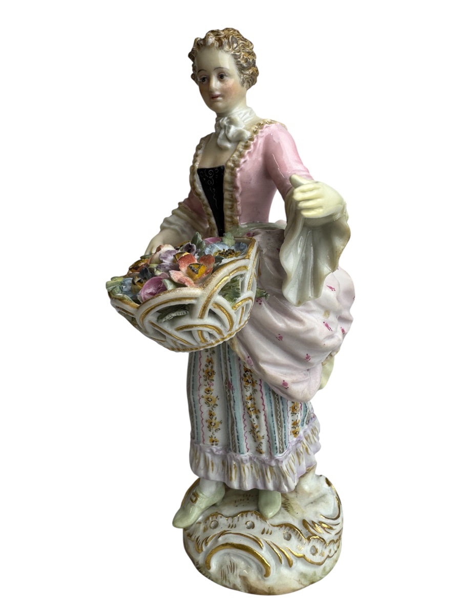 Meissen Figure en porcelaine, série Cris de Paris - Fleuriste-photo-2