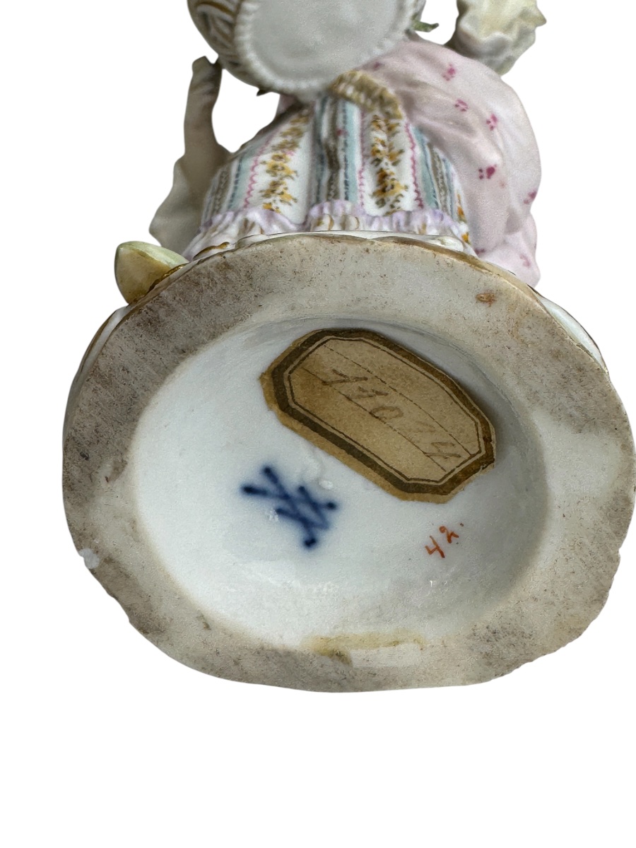 Meissen Figure en porcelaine, série Cris de Paris - Fleuriste-photo-5