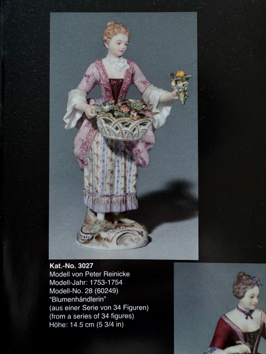 Meissen Figure en porcelaine, série Cris de Paris - Fleuriste-photo-6