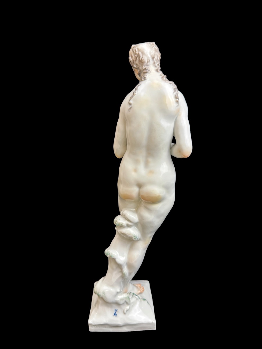Modèle de Paul Scheurich, figure de Vénus en porcelaine de Meissen -photo-1