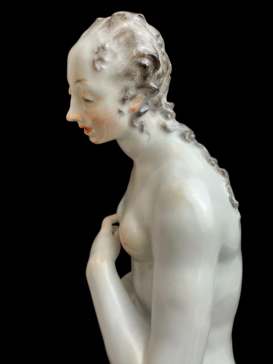 Modèle de Paul Scheurich, figure de Vénus en porcelaine de Meissen -photo-4