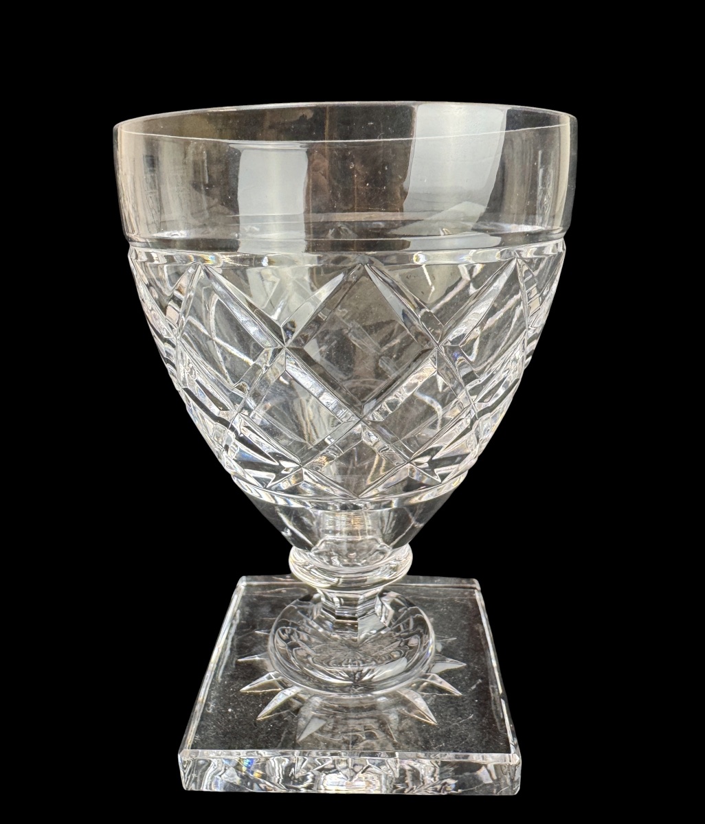 Val Saint Lambert modèle Gondole taille Losange - Verre à vin. -photo-1