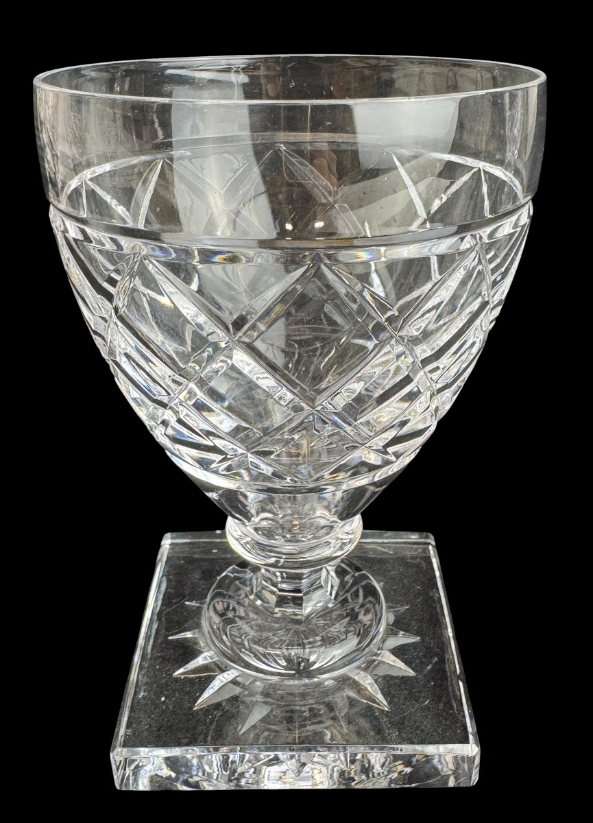 Val Saint Lambert modèle Gondole taille Losange - Verre à vin. -photo-2