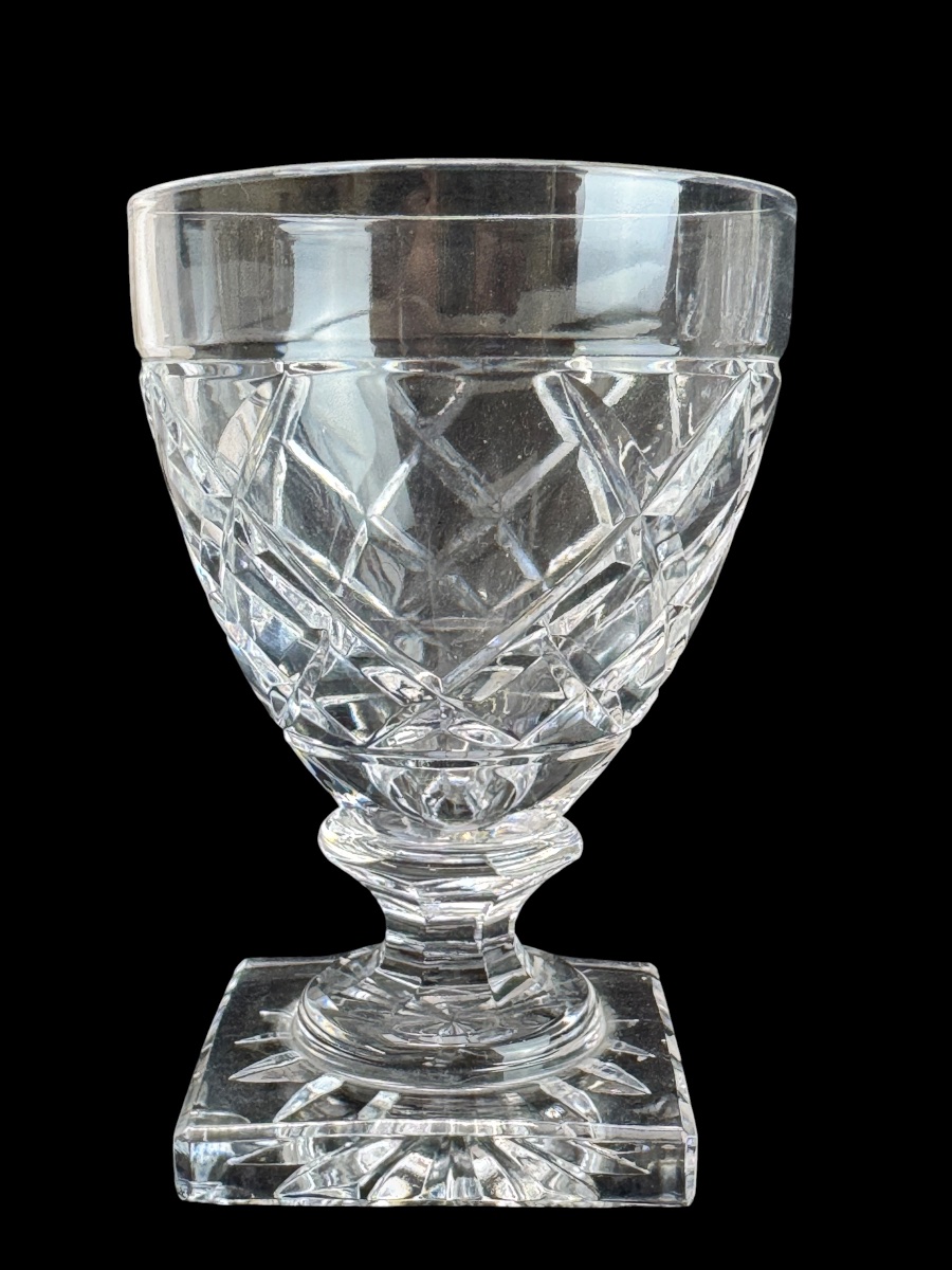 Val Saint Lambert, Gondole Model, Losange Size - Liqueur Glass. -photo-4
