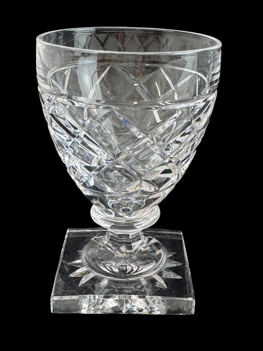 Val Saint Lambert, Gondole Model, Losange Size - Liqueur Glass. -photo-1