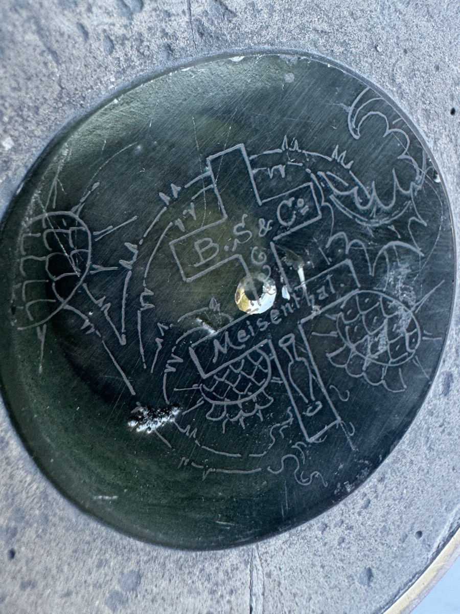 Désiré Christian - Vase With Floral Frieze, Verrerie d'Art De Lorraine Burgun, Schverer & Cie-photo-5