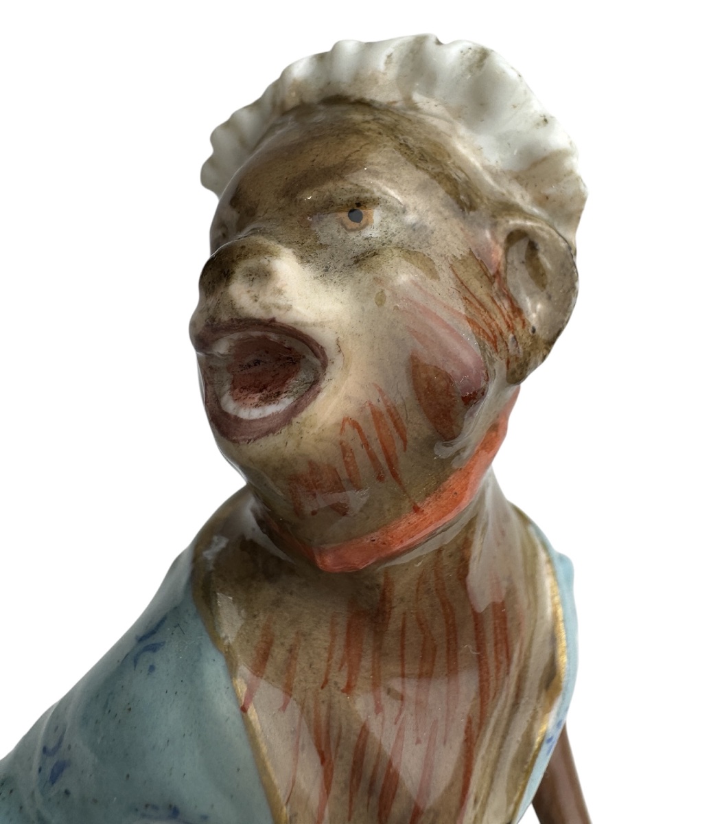 Meissen - Porcelain Figurine Of A Monkey As A Singer From The "orchestra Of S" Series-photo-3