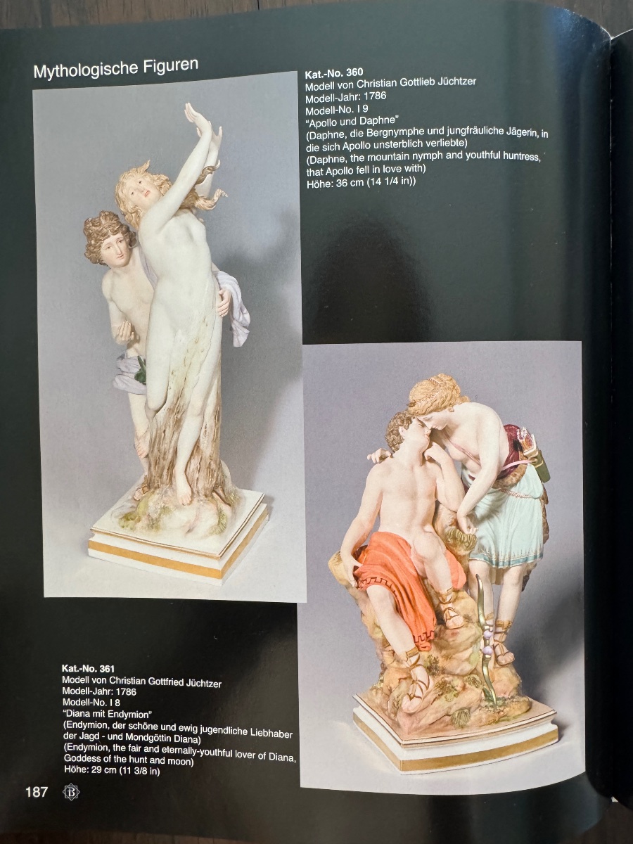 Meissen - Groupe en porcelaine   « Apollon et Daphné »-photo-8