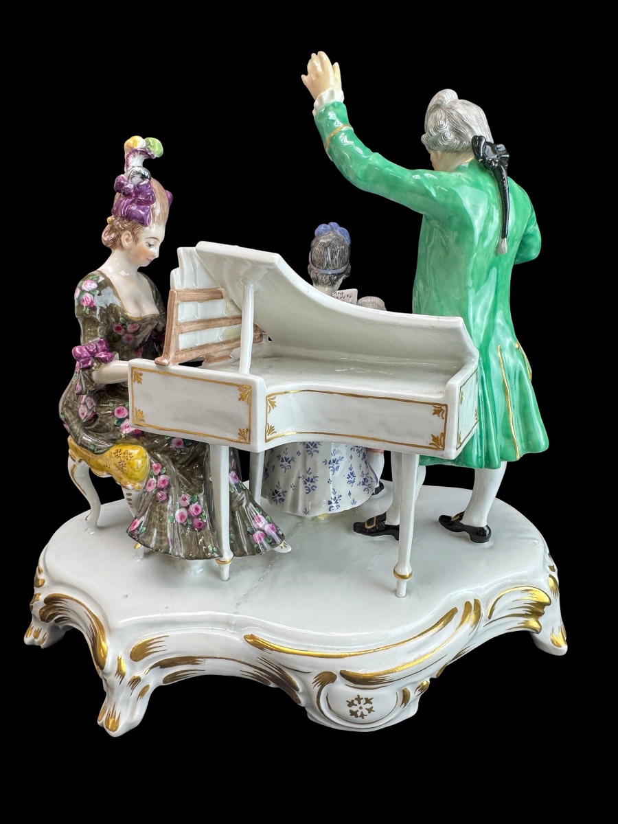 Meissen - "salon Concert" Porcelain Set-photo-3