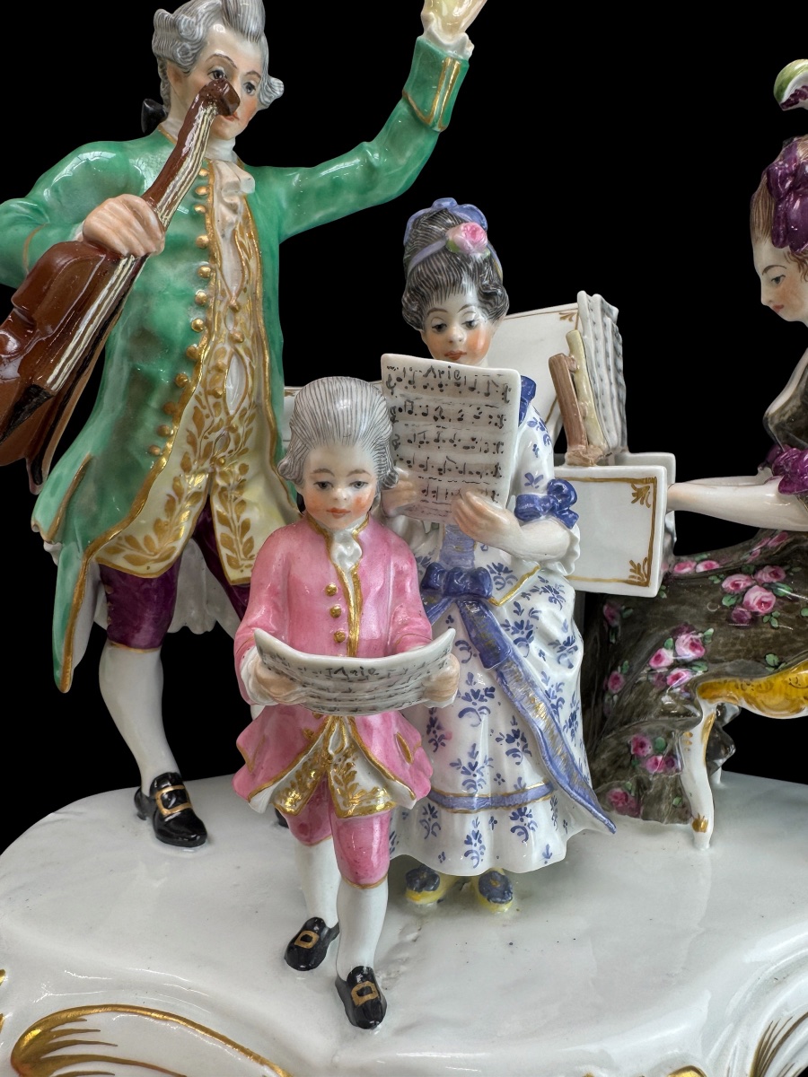 Meissen - "salon Concert" Porcelain Set-photo-3