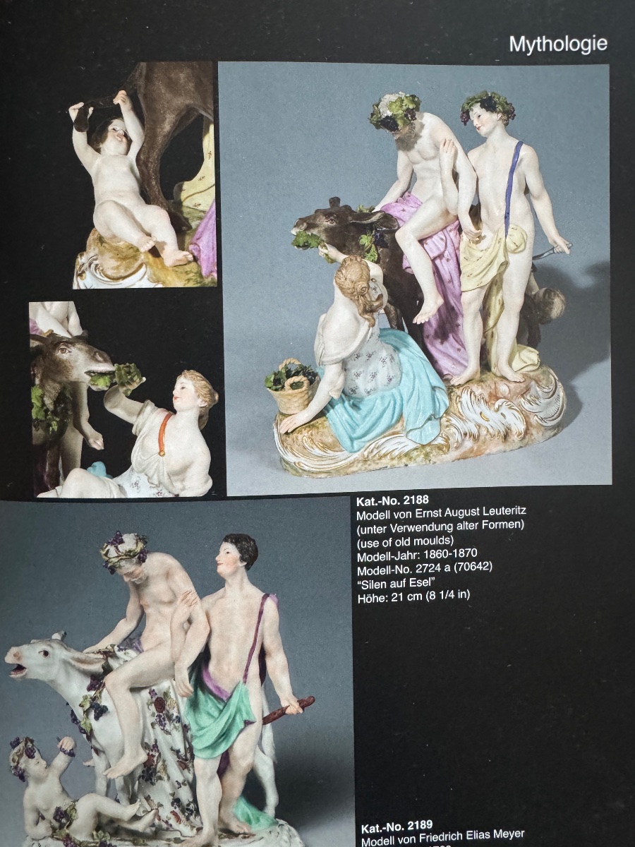 Meissen - Silene Group On A Donkey-photo-6