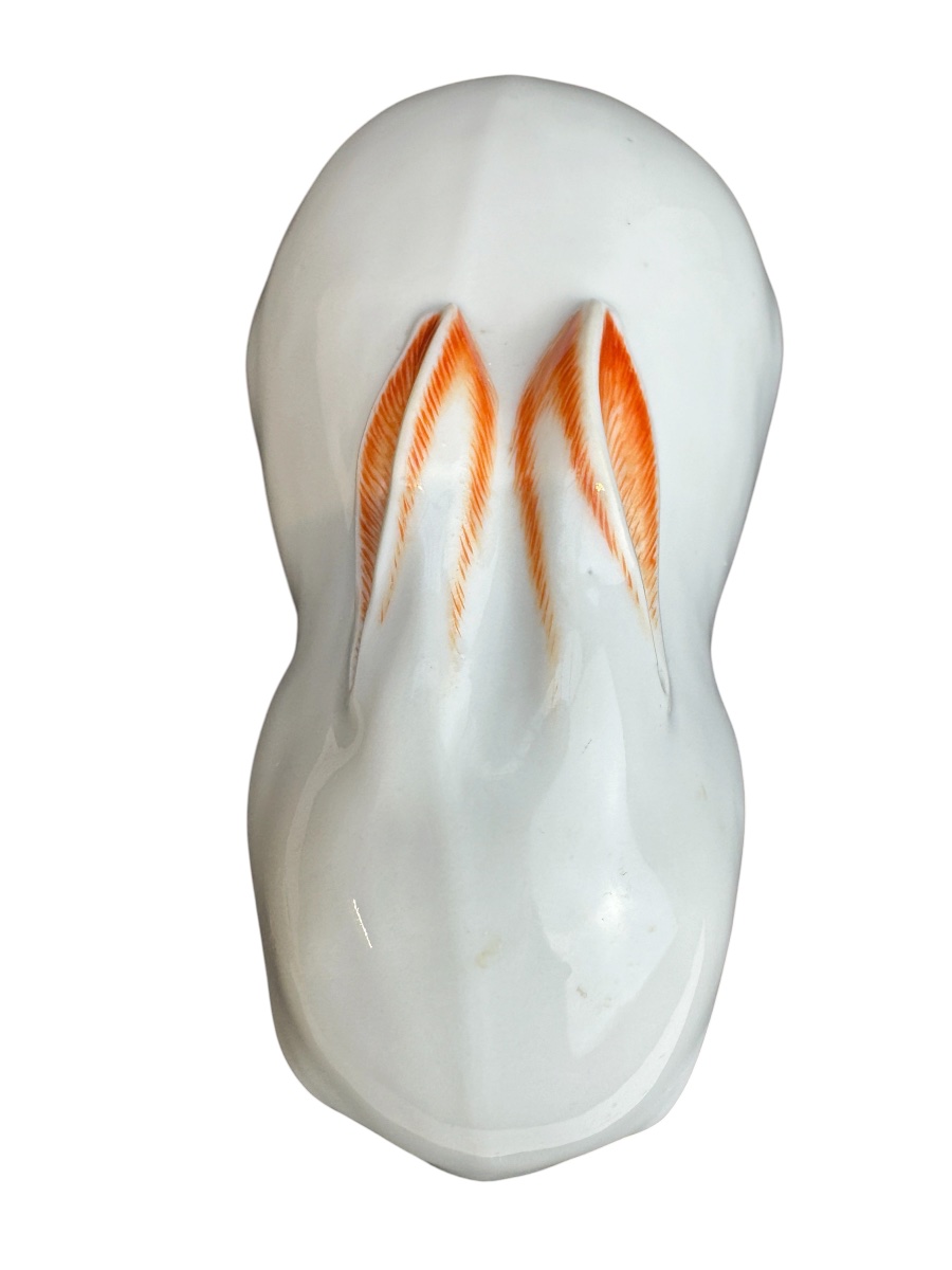 Meissen - Porcelain Figurine -  Young Hare By Max Esser -photo-3