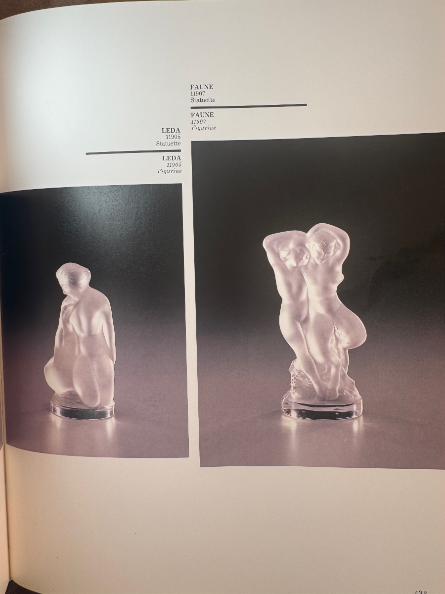 Lalique Statuette « Léda et le cygne ».-photo-6