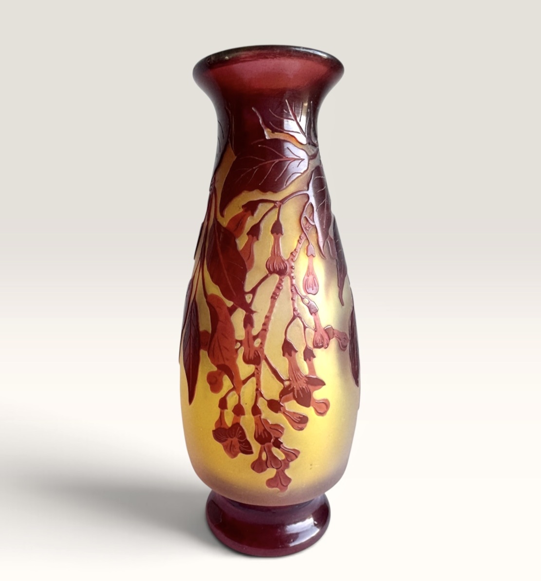 Gallé - Wisteria Vase 