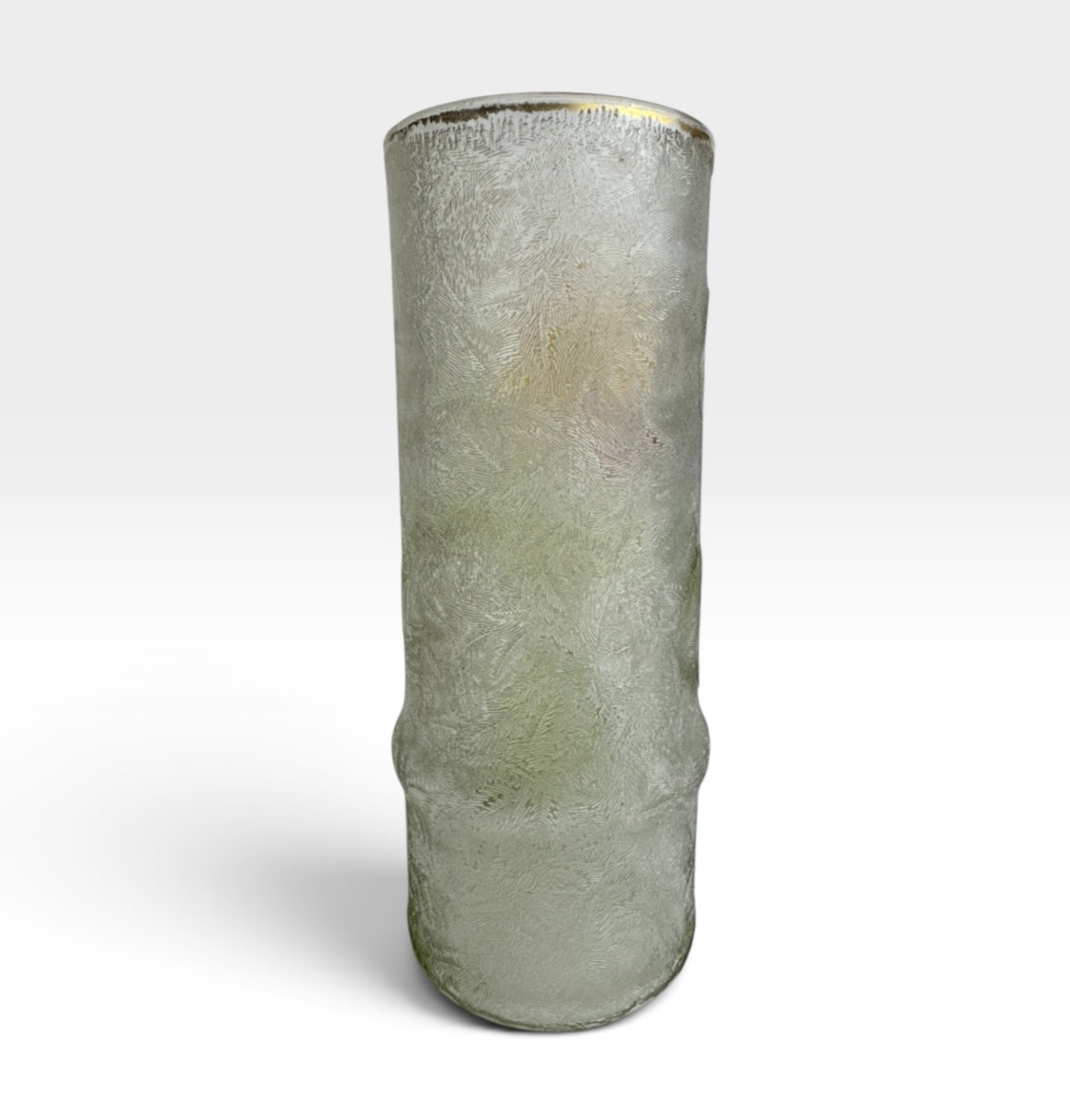 Baccarat - Vase art nouveau à décor des orchidées -photo-1