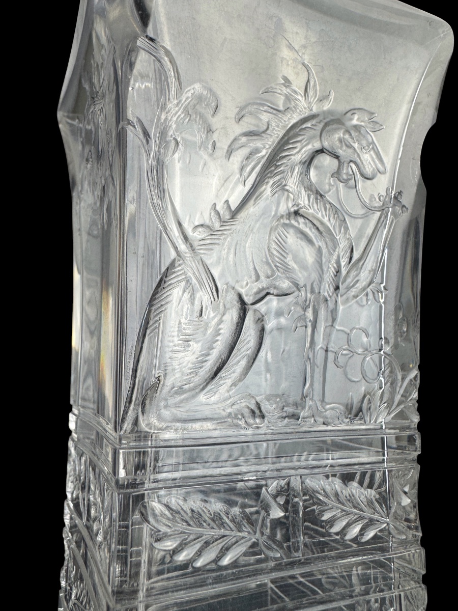 Vase Baccarat à décor du dragon mythique Graoully-photo-1