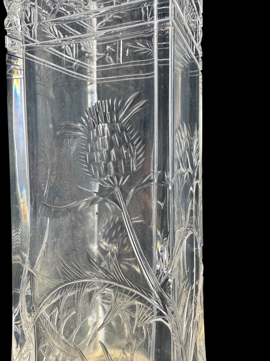Vase Baccarat à décor du dragon mythique Graoully-photo-2