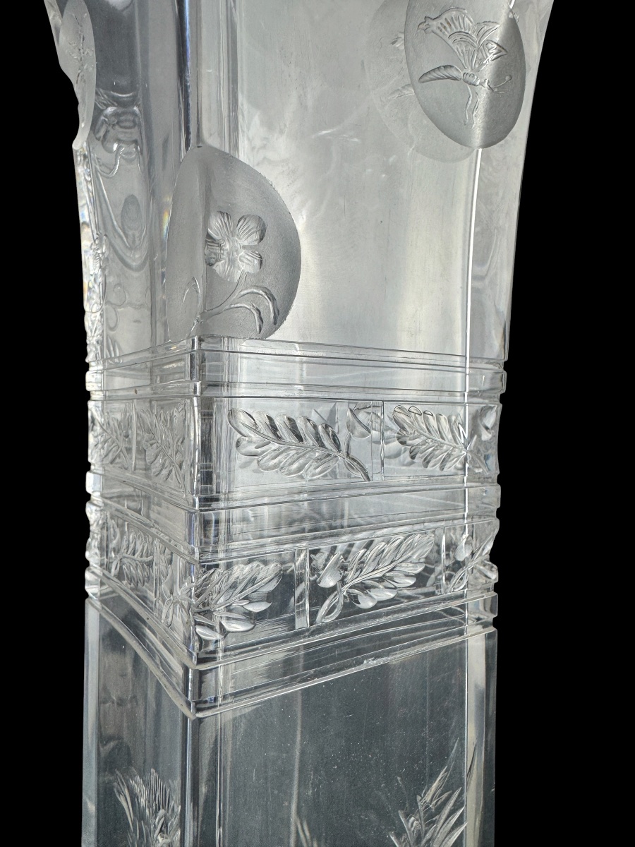 Vase Baccarat à décor du dragon mythique Graoully-photo-4