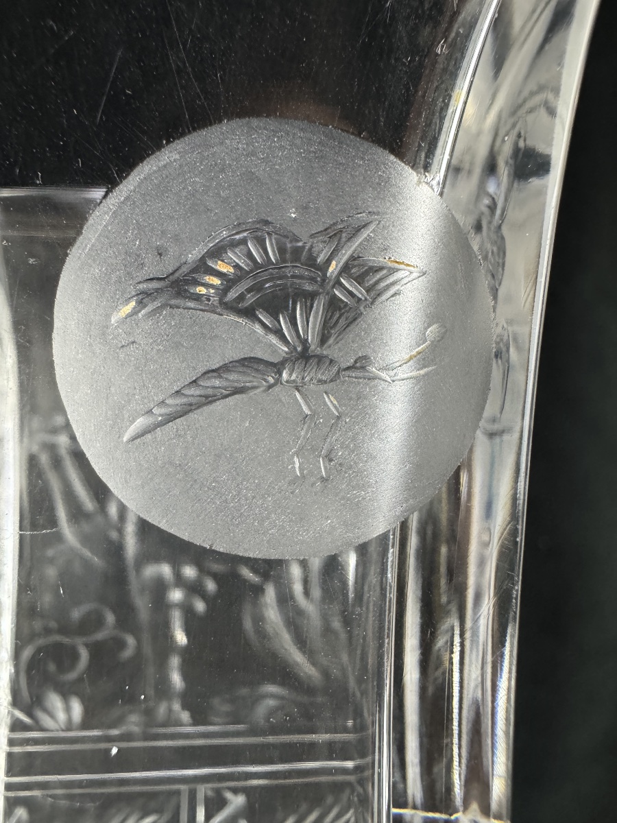 Vase Baccarat à décor du dragon mythique Graoully-photo-6