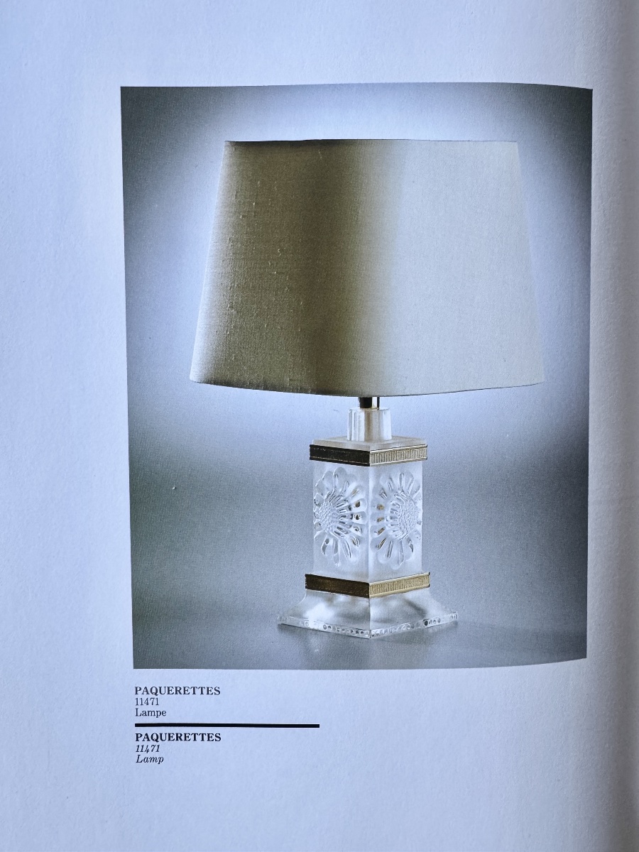 Lalique "pâquerettes" Lamp-photo-5