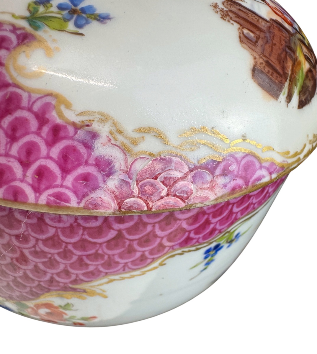 Meissen - Box With A Lid Decorated With Scenes Of Maritime Trade -photo-6