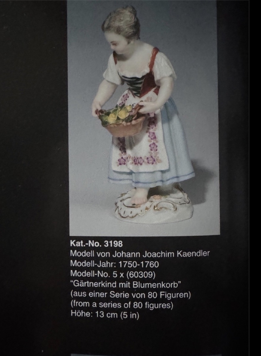 Meissen - Porcelain Figurine Depicting A Young Gardener-photo-4