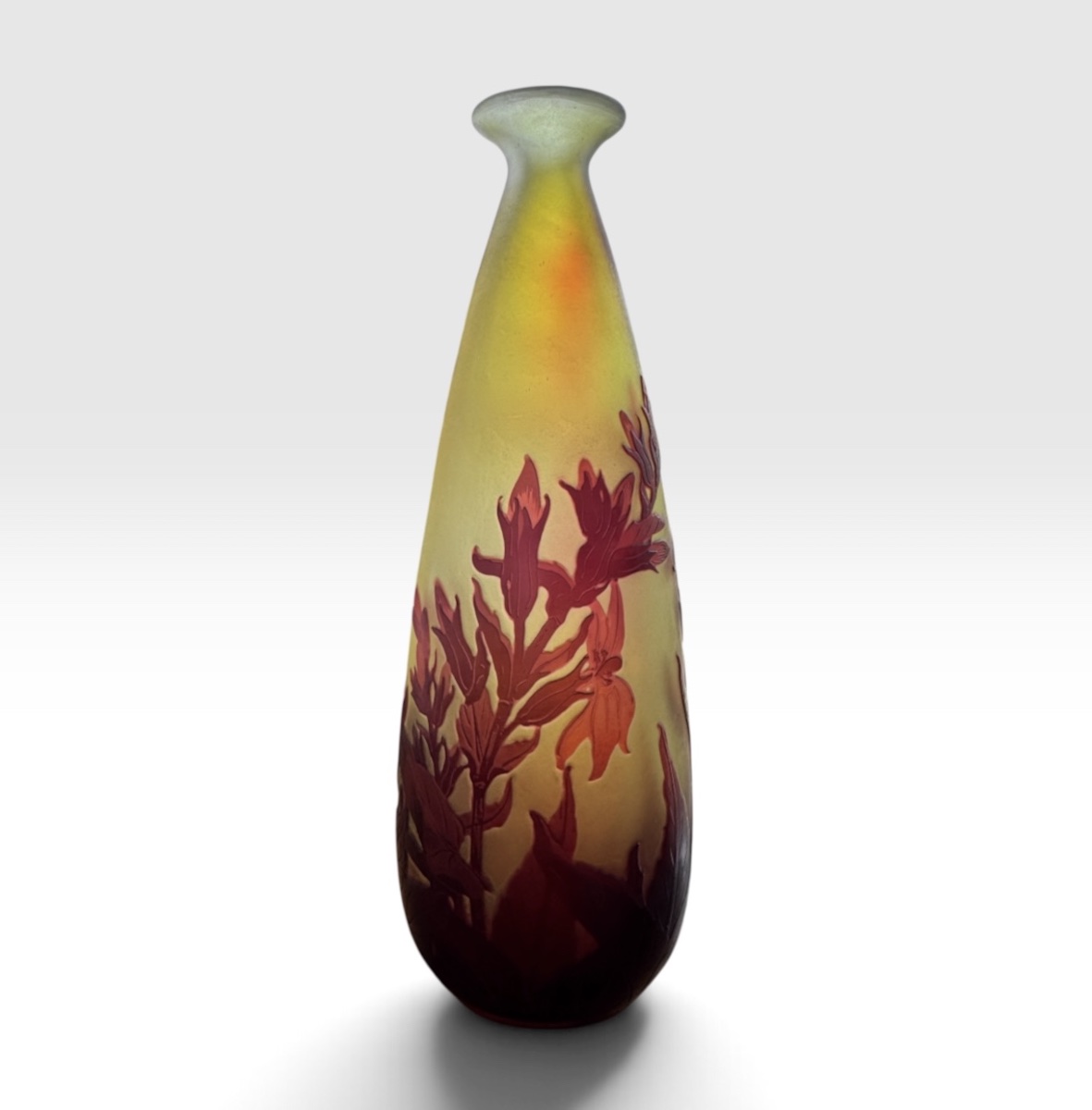 Gallé - "lobelias" Vase-photo-7