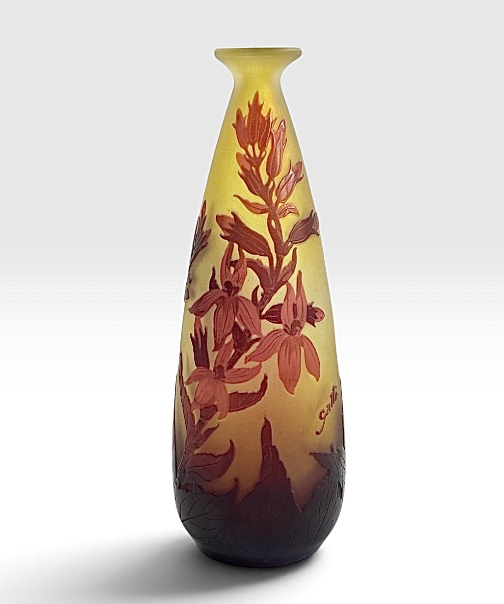 Gallé - "lobelias" Vase