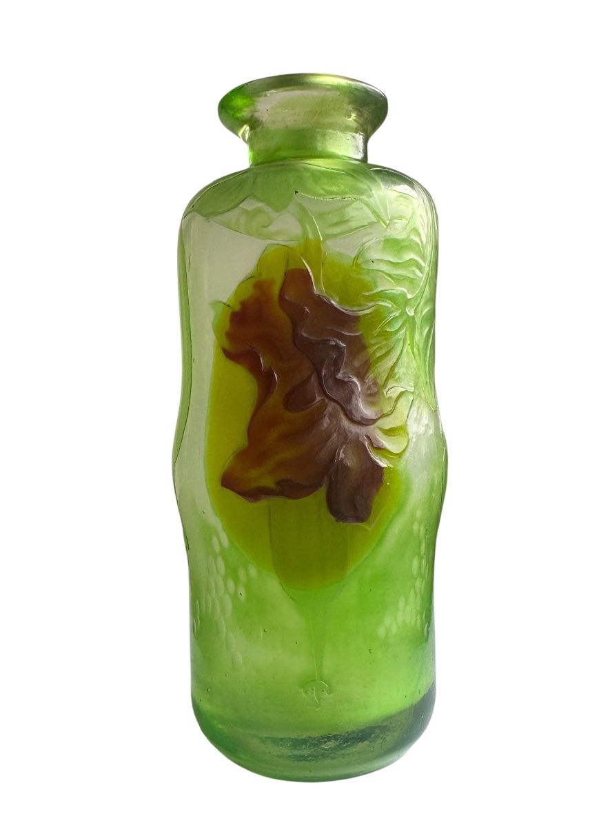 Désiré Christian Frères et fils, Meisenthal- Vase aux Courgettes-photo-4