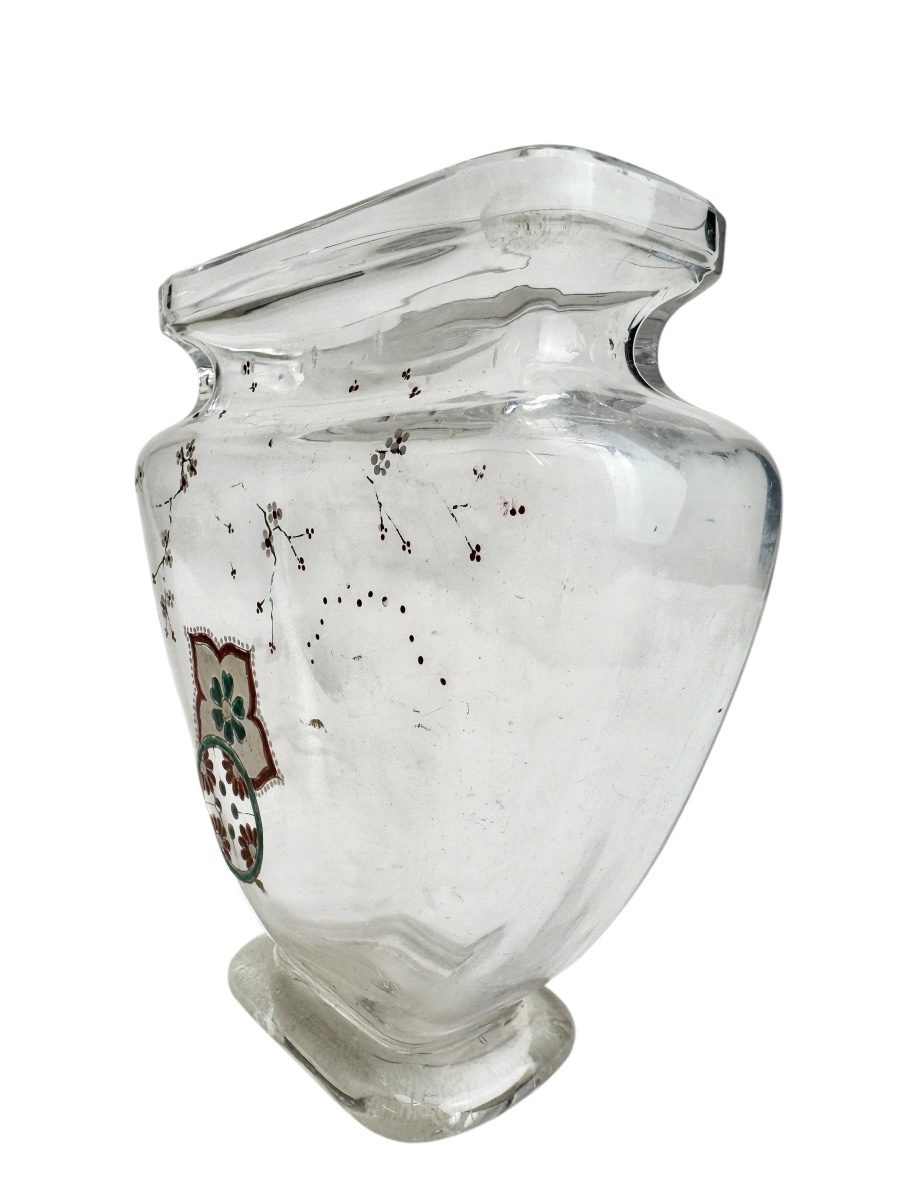 Baccarat - Vase à décor japonisant -photo-4