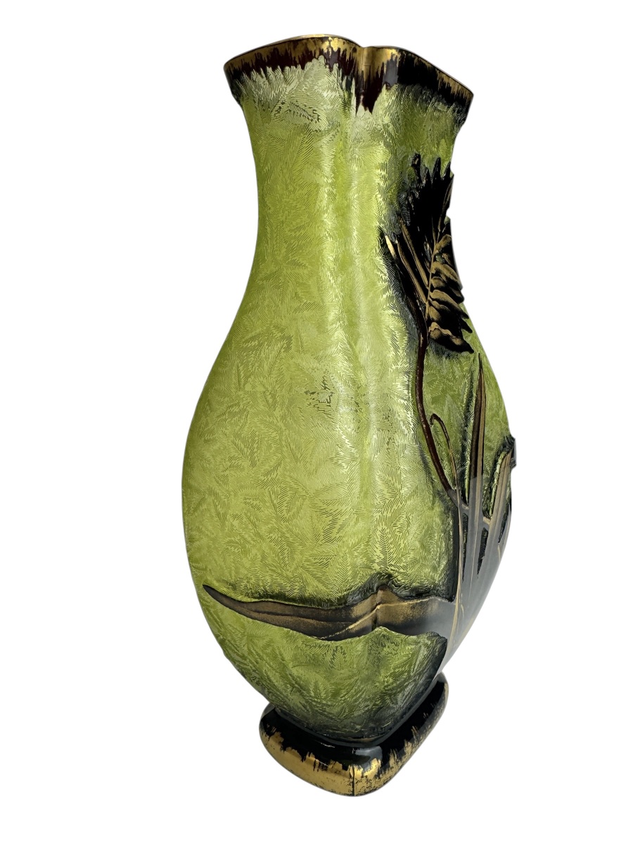 Baccarat - vase « Broméliacées » -photo-3