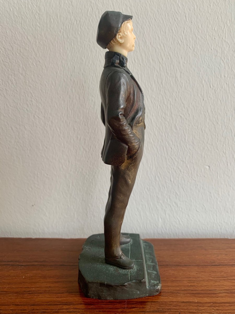 Alonzo - Gypsy - Chryselephantine Sculpture-photo-4