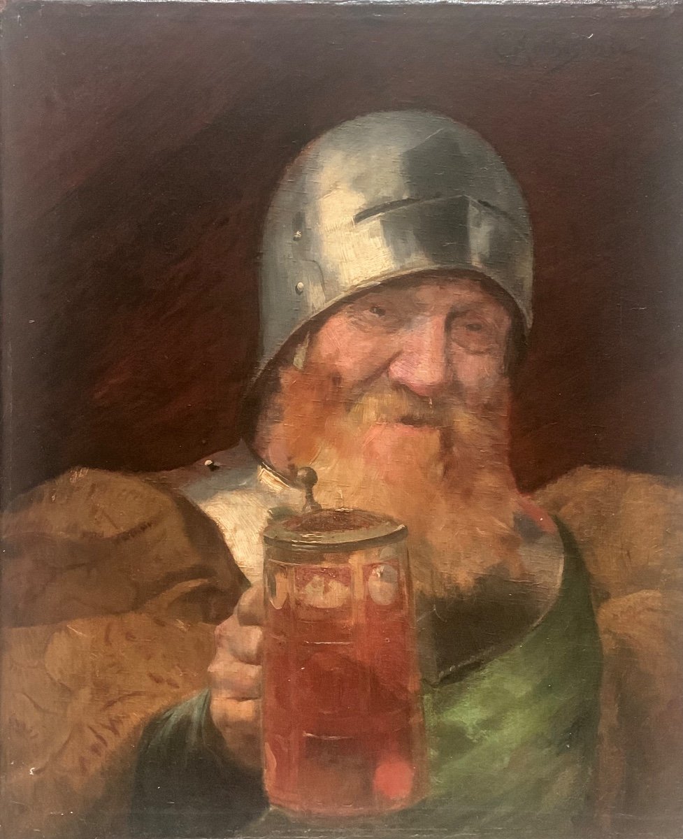  Rochegrosse - Homme Portant Un Toast-photo-2