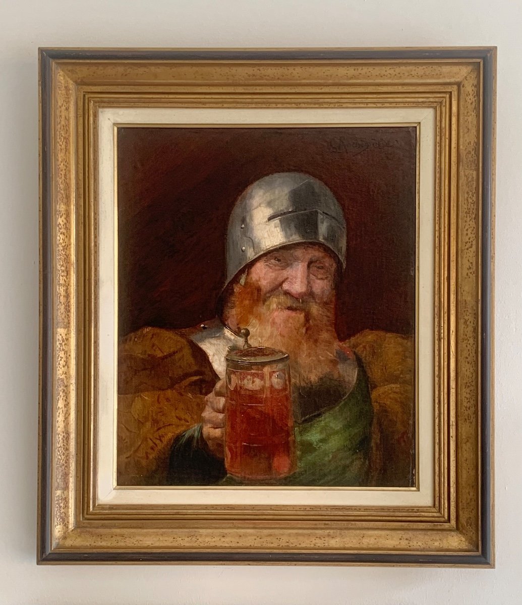  Rochegrosse - Homme Portant Un Toast-photo-4