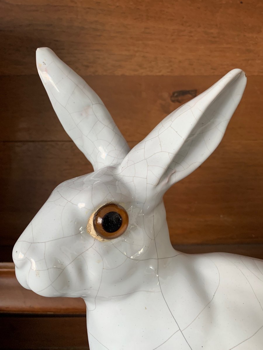 émile Gallé - Ceramic Rabbit-photo-3