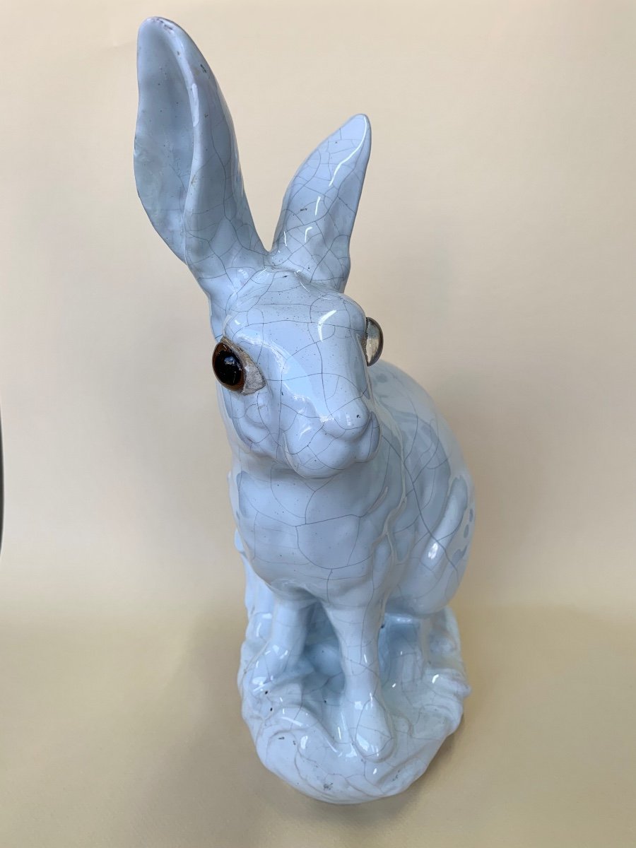 émile Gallé - Ceramic Rabbit-photo-5