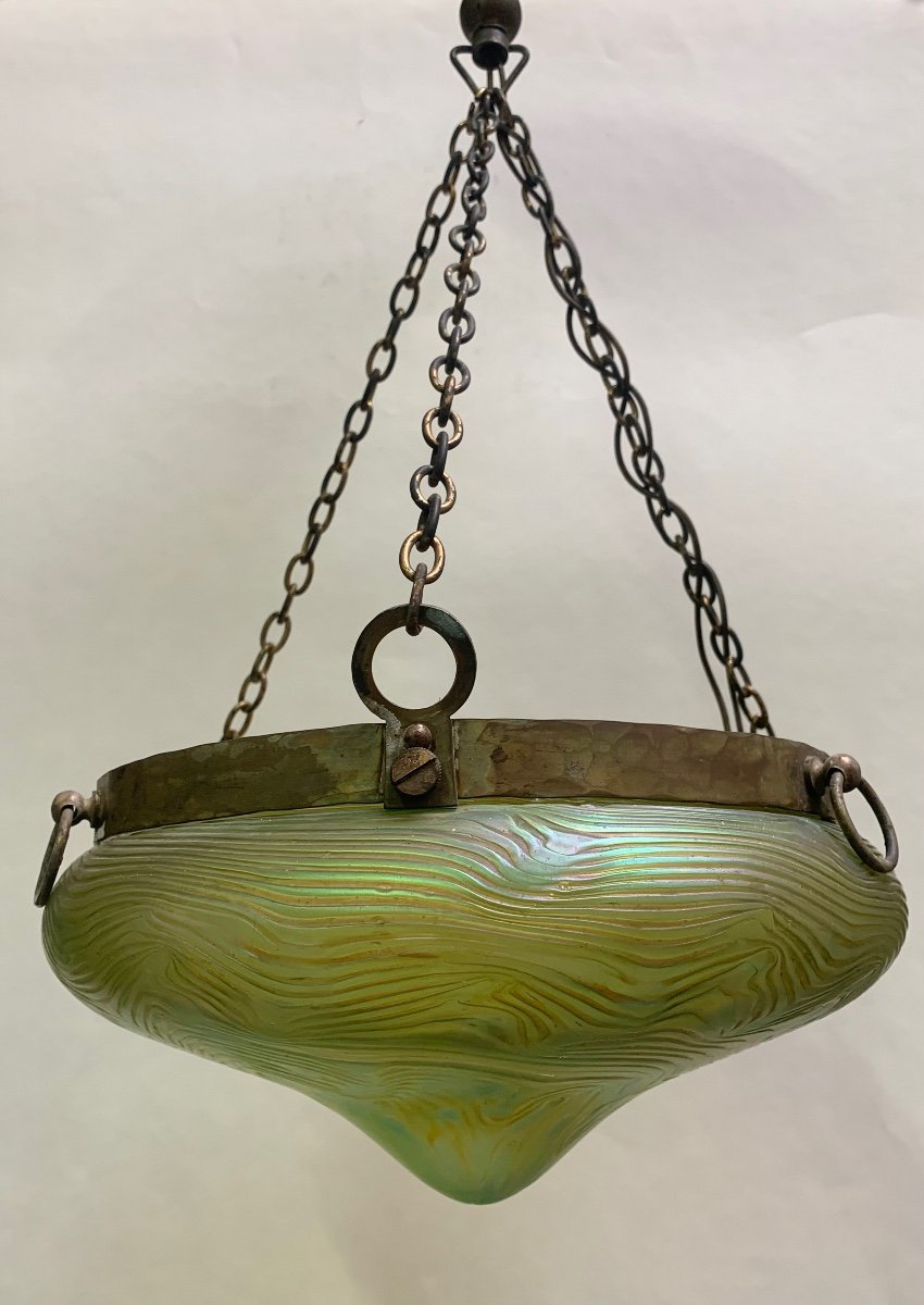 Suspension en Verre Iridescente -photo-2