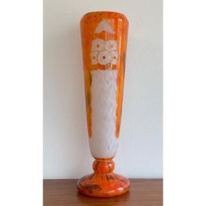 Le Verre Français - Charder Vase Glycines 