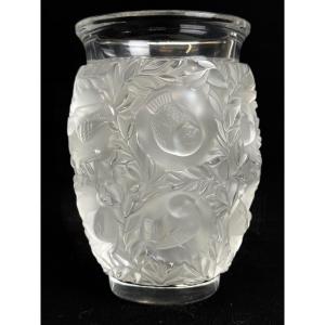 Lalique Vase En Cristal Modèle Bagatelle 