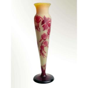 Emile Gallé Vase “hearts Of Mary”