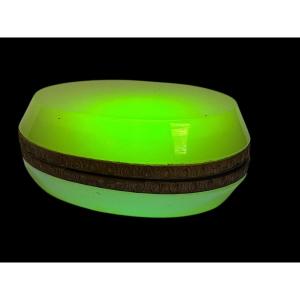Oval Box In Opaline Ouraline