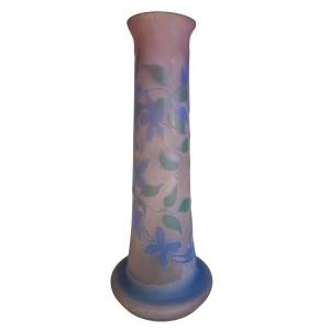 Gallé - Vase Decorated With Clematis