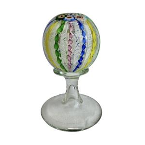 Sulfure boule presse papier sur pied