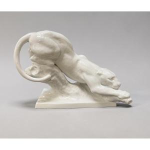 Meissen - Modèle de Erich Oehme, Panthère 