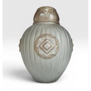 Espaivet - Vase ovale Art Déco