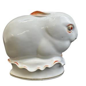Meissen - Figure en porcelaine -  Jeune Lièvre par Max Esser 