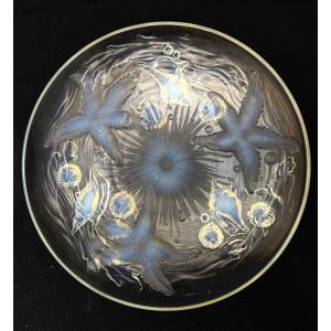 Verlys - Coupe opalescent « Les Étoiles de Mer »