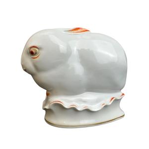 Meissen - Figure en porcelaine - Jeune Lièvre par Max Esser