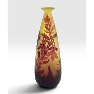 Gallé - "lobelias" Vase